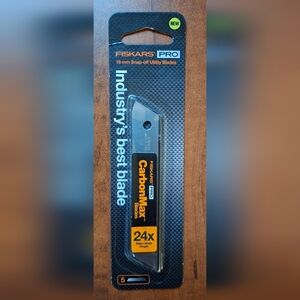 Fiskars Carbonmax Steel 8 Point Replacement Snap Blades 5pk
